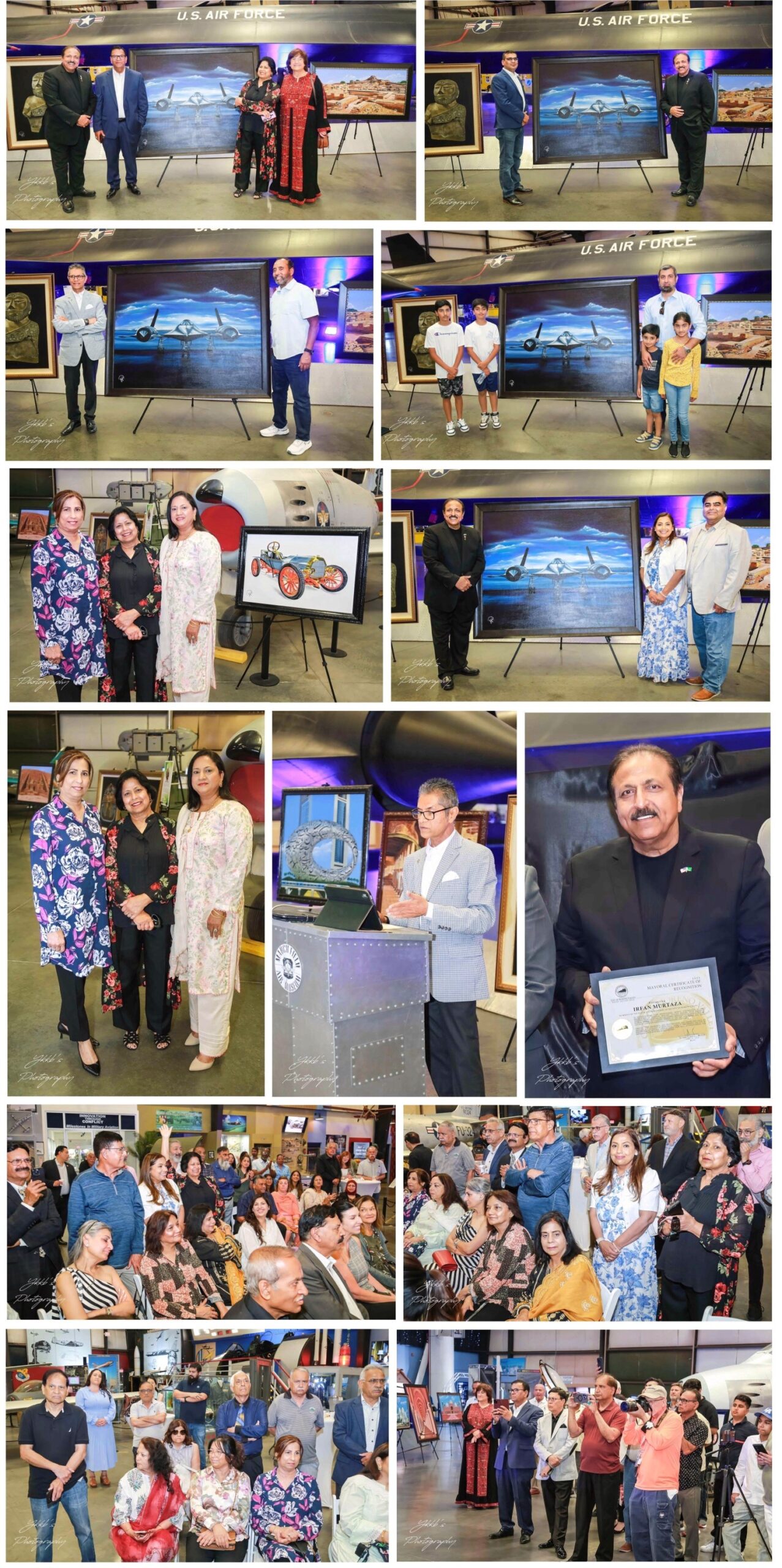 IRFAN MURTAZA ART EXHIBITION SR-71 BLACK BIRD-COLLAGE 3